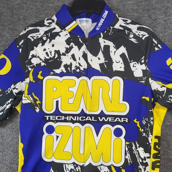 Pearl Izumi Other - Pearl Izumi Jersey Mens Technical Wear Cycling Shirt 1/4 Zip Purple Yellow Sz L